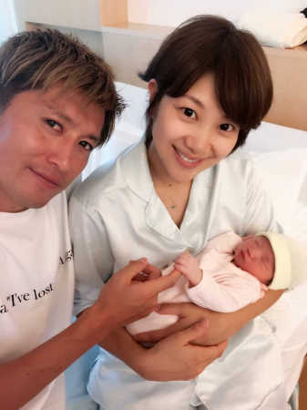 潮田玲子 第２子長女出産 4人家族 予定日よりも１週間ほど早く出産